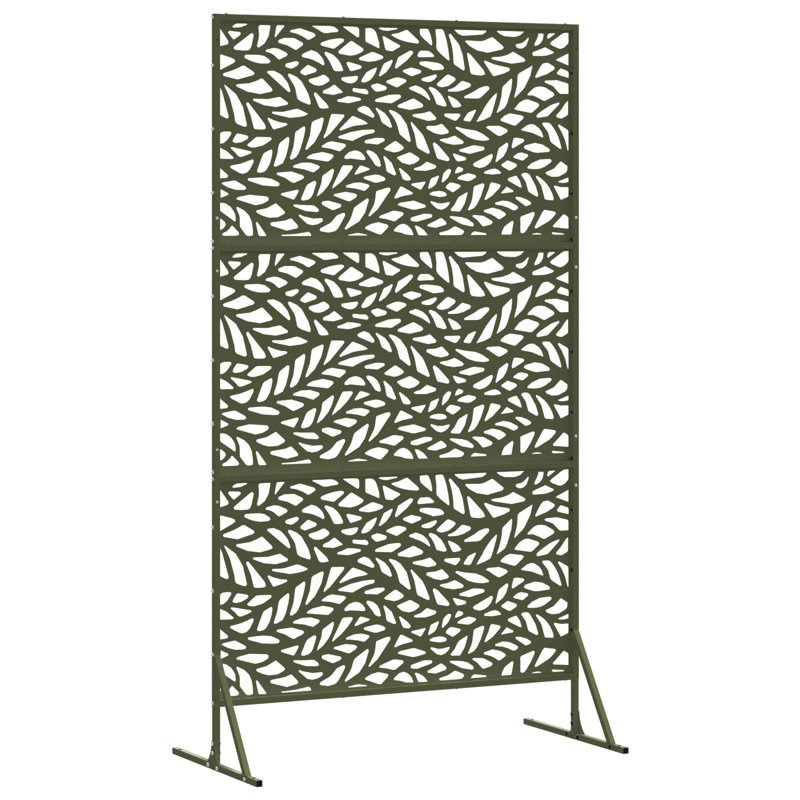Fence Panel Large Decorative Inlays, Olive
