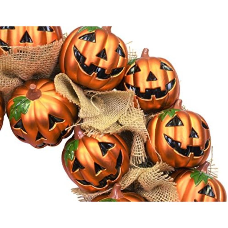Décoration citrouille d'Halloween Jack-O-Lantern
