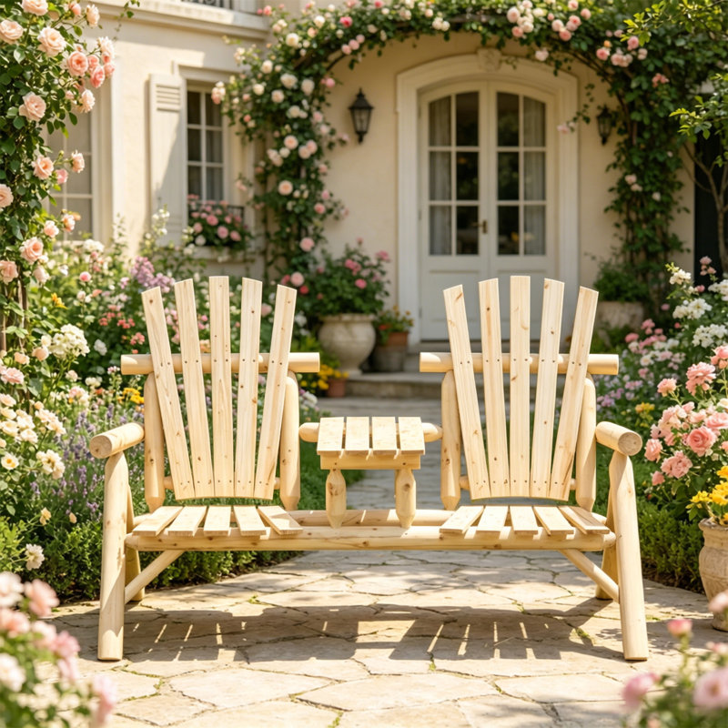 Banc d'extérieur en bois