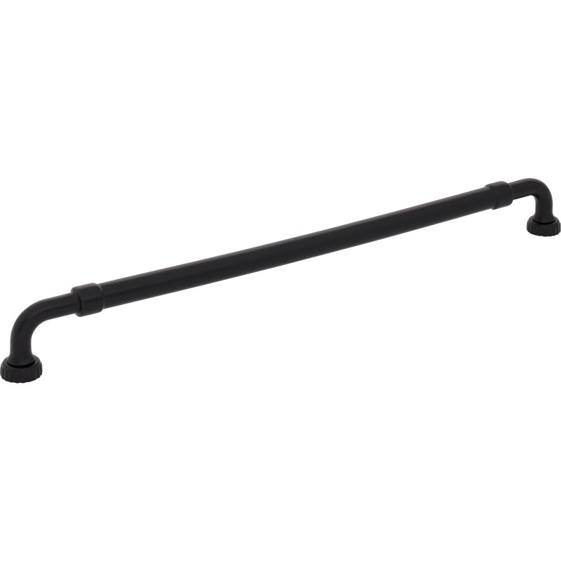 Holden Bar Pull, Flat Black, 12" Center To Center