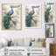 Baldassarre bleu encre délavée paon II - paon grand art mural-1022197278-1059039920
