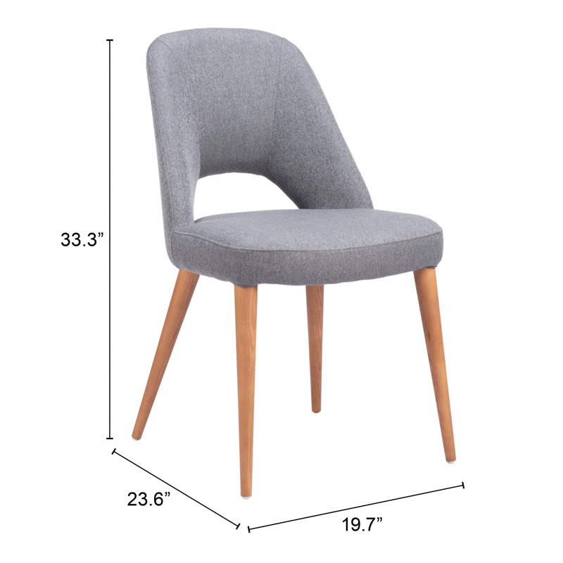 Ensemble de chaises Kaylarae (ensemble de 2) gris
