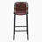 Bar Stool Brown Black Leather Barstool Bed Table Bed Stand Bedside Table