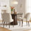 Chaise d'appoint de salle à manger 19,5 po Modern