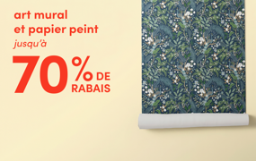 art mural et papier peint en solde
