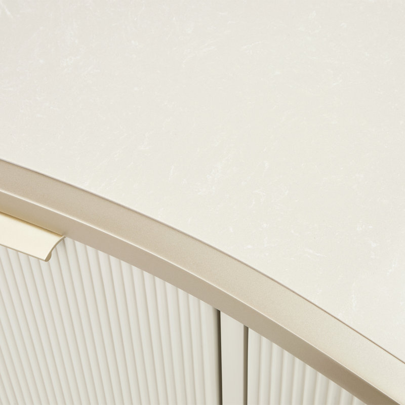 La Marisia Media Cabinet - Creamy Pearl
