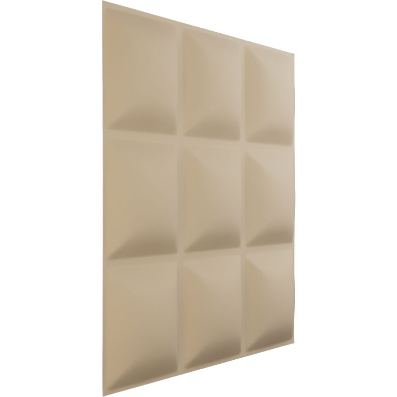 Panneau mural 3D classique EnduraWall, Beige fumé satiné UltraCover