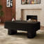 Table basse rectangulaire en bois massif 44 po avec rangement-958372338