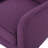 Felix Accent Armchair, Splayed Birch Wood Legs, Button Tufted Purple-1795470484