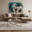 Chiens, chien de berger des plaines polonais sur toile verte-52049265