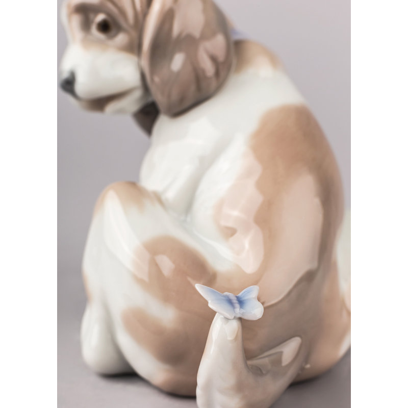 Gentle Surprise Dog Figurine