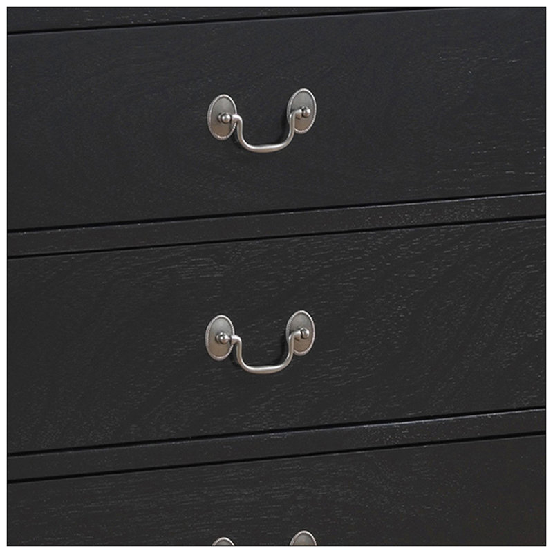 Commode noire Elegant Traditional