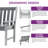 Aunye 2 person HDPE Outdoor Bench-639632723