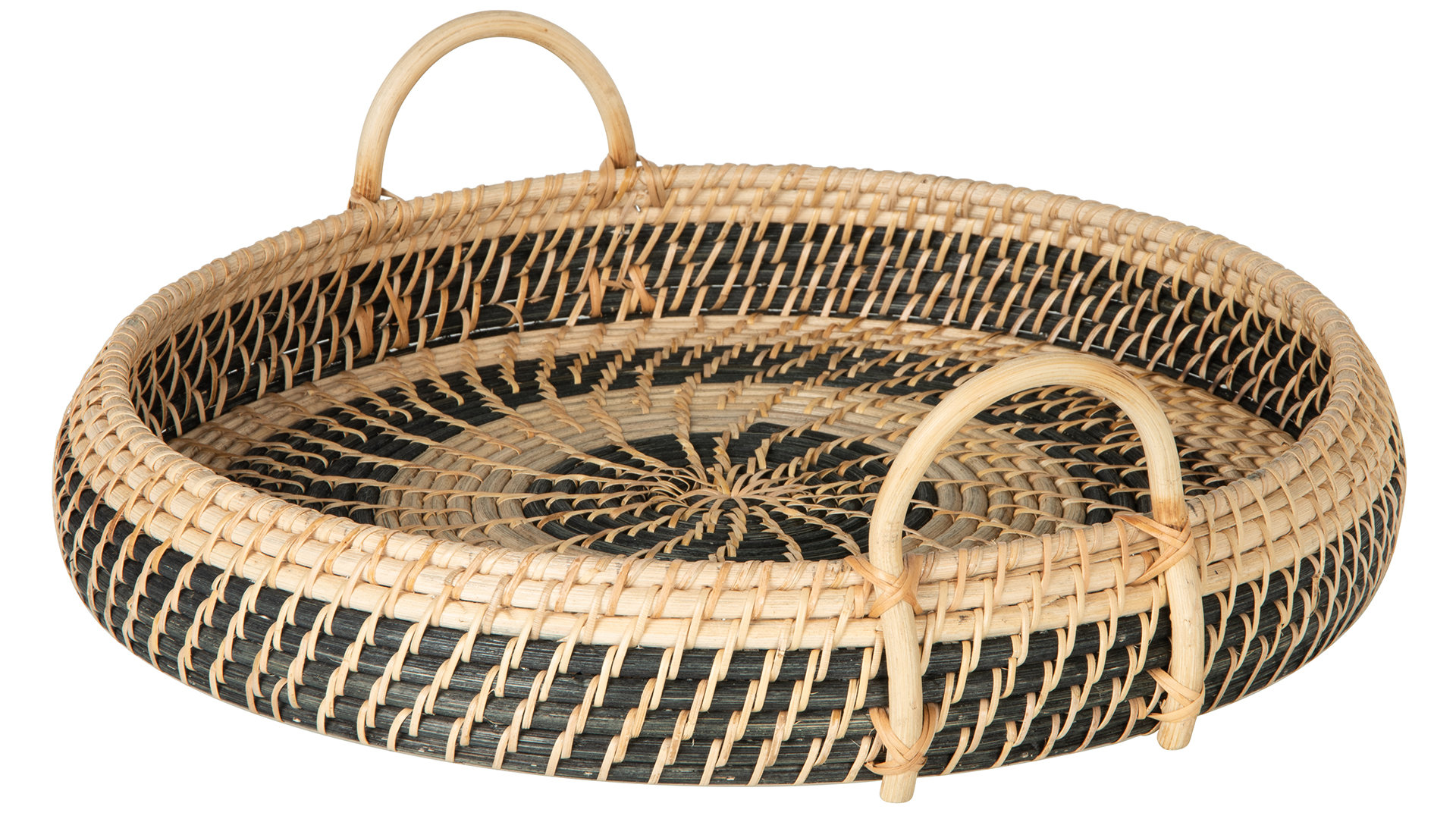 Bay Isle Home™ Round Rattan Breakfast Serving Tray & Reviews | Wayfair