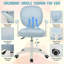 Chaise de bureau ergonomique pour enfants – Siège d'étude pivotant à hauteur réglable – Soutien confortable pour étudier, faire ses devoirs et lire – Pour enfants et adolescents – Idéale pour la maison ou l'école – Bleu-2034732280