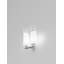 Lio Wall Lamp L1P Crystal White Satin Nickel G9 Ul-1878136155