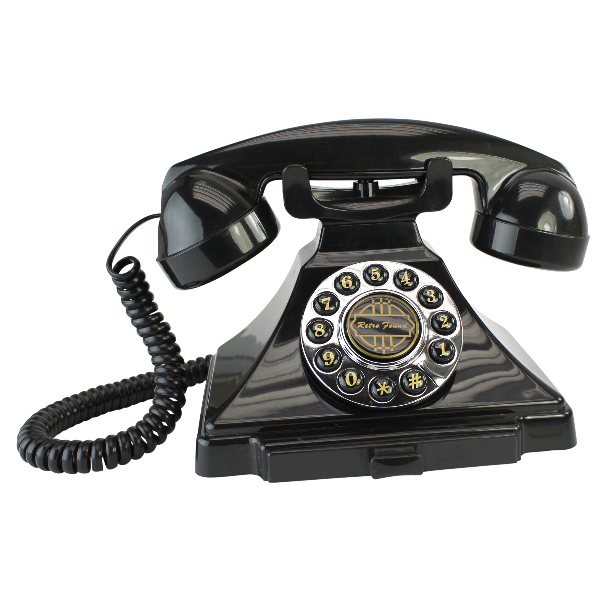 House of Hampton® Rotary Dial Corded Telephone