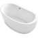 Sunstruck® 60 In. x 34 In. Oval Freestanding Bath with Bask® Heated Surface and Fluted Shroud