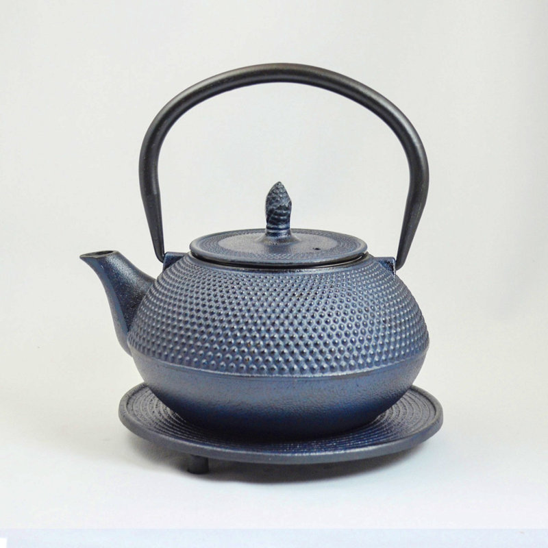 Cloelia 40oz Stovetop Safe Teapot, Dark Blue
