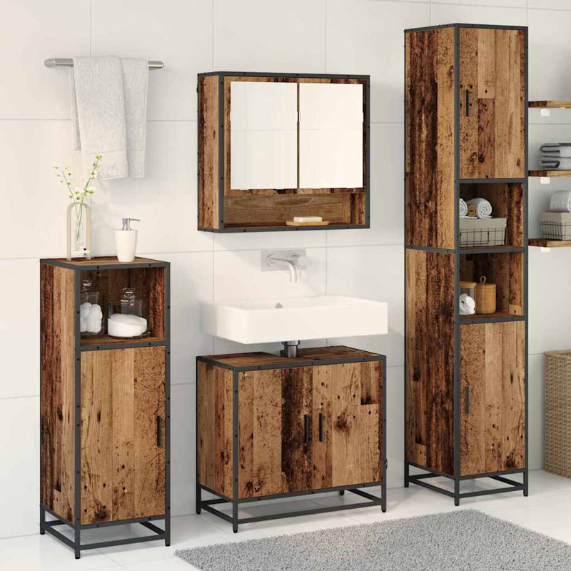 Vanity & Mirror Set