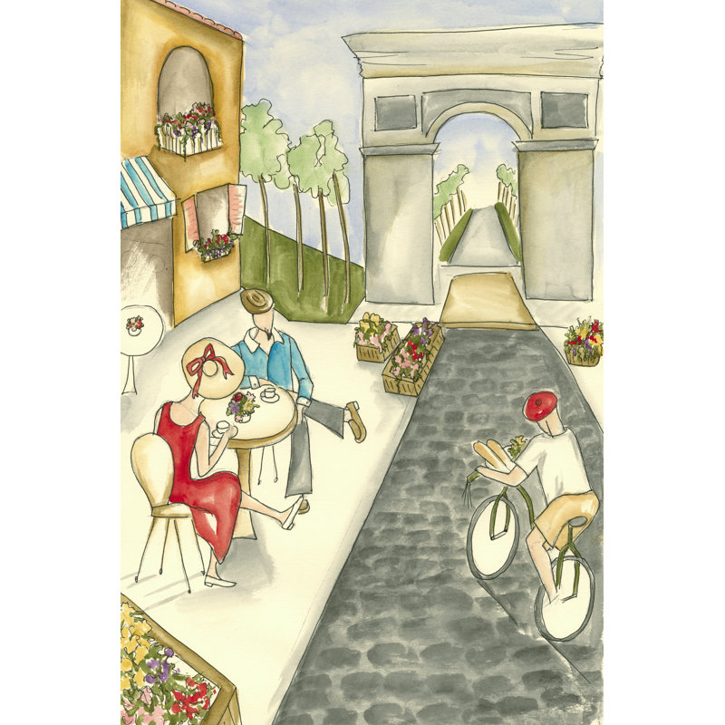 Parisian Holiday II - Wrapped Canvas Print, 46cm H x 30cm W
