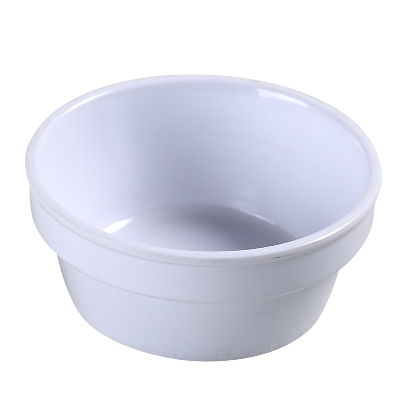 Desserte en mélamine Nessico, H 1,25 po x l 2,875 po x P 2,875 po, Blanc