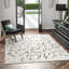 Banford Abstract Area Rug in Taupe/Black-1129565217