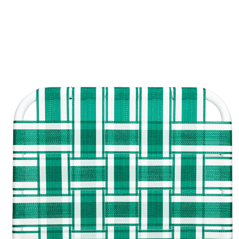 Borba Folding Reclining Beach Chair, Green