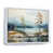 White Floater Framed