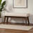 Coogee Beige Fabric Upholstered Button Tufting Bench, 17.72'' H X 42.99'' W X 15.98'' D-1528247225