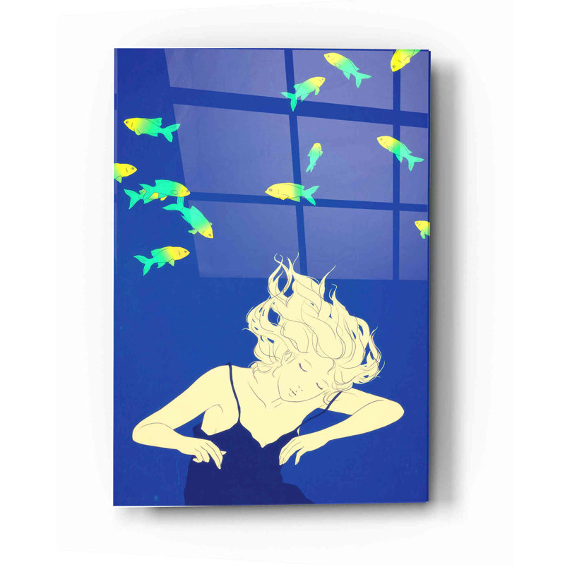 «Deep Blue» par Sai Tamiya, H 16 po x l 12 po x P 0,12 po
