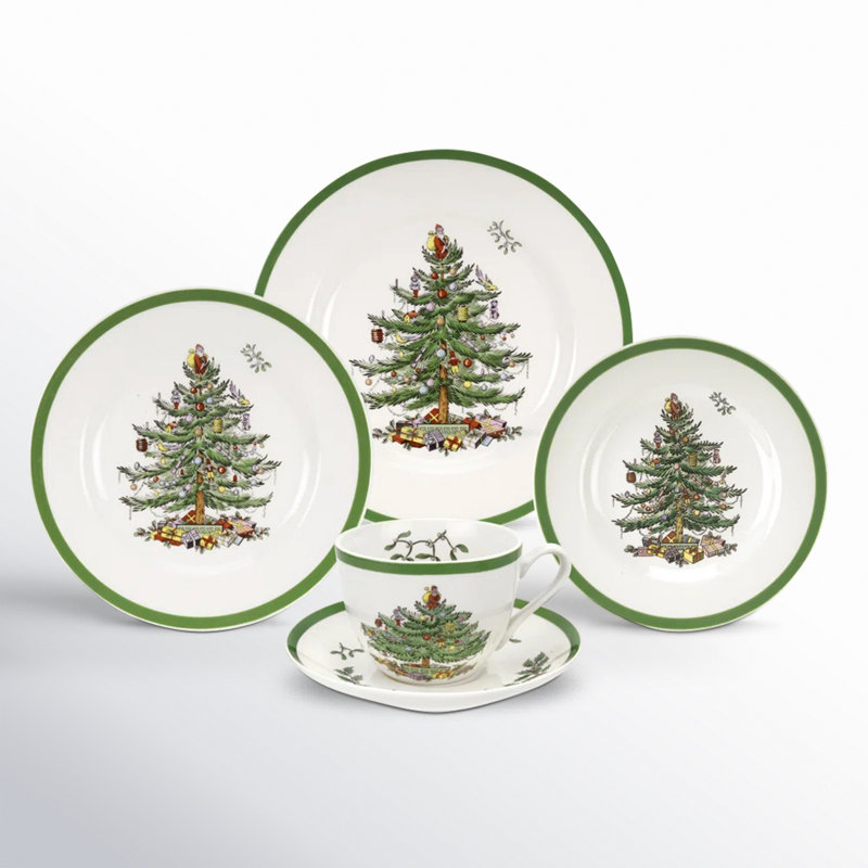 Spode Christmas Tree 5-Pc Place Setting