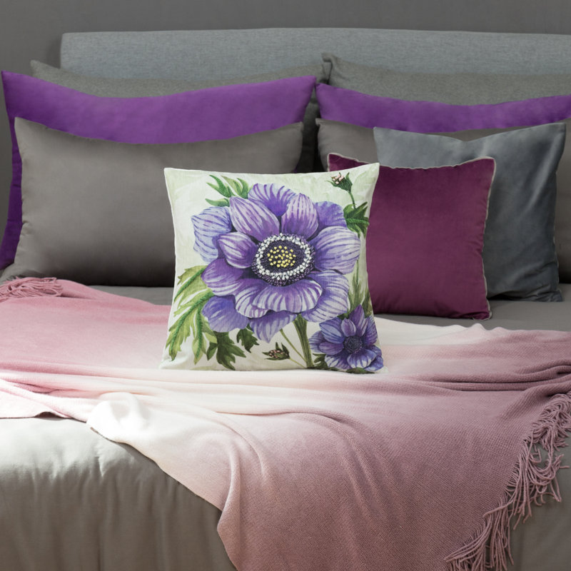 Housse décorative pour coussin décoratif avec housse de coussin décoratif 18 x 18 pouces Pueple