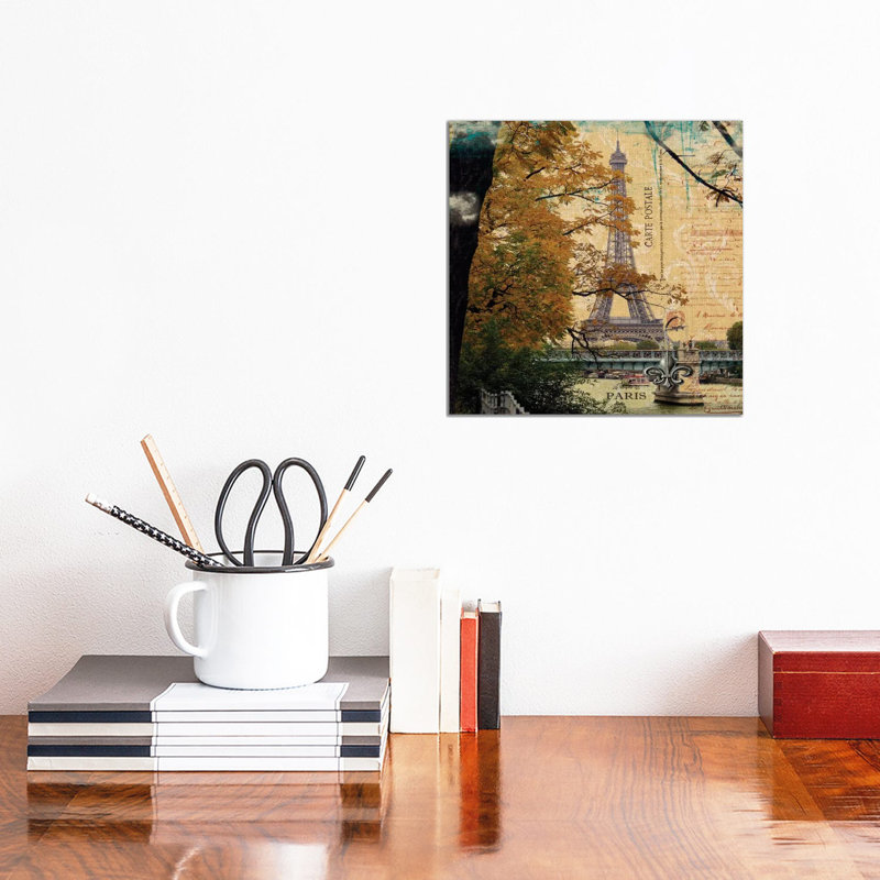 Eiffel Romance III by Sandy Lloyd - Wrapped Canvas Print, 30.48cm H x 30.48cm W x 1.905cm D