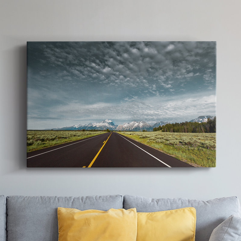 Empty Park Road - galerie Cavas, H 24 po x l 36 po