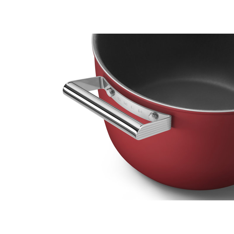 Casserole avec couvercle, Rouge, 8,1365 pte