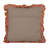 Ruffled Cotton Reversible Throw Pillow