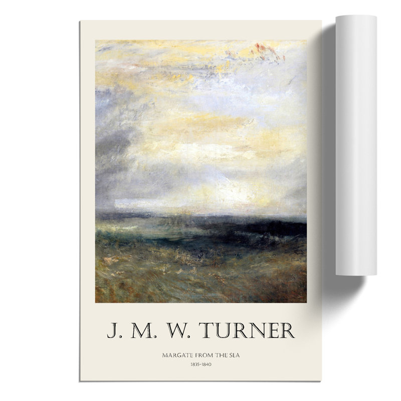 Margate From The Sea by Joseph-Mallord William Turner - No Frame Print, 30cm H x 21cm W x 0.1cm D