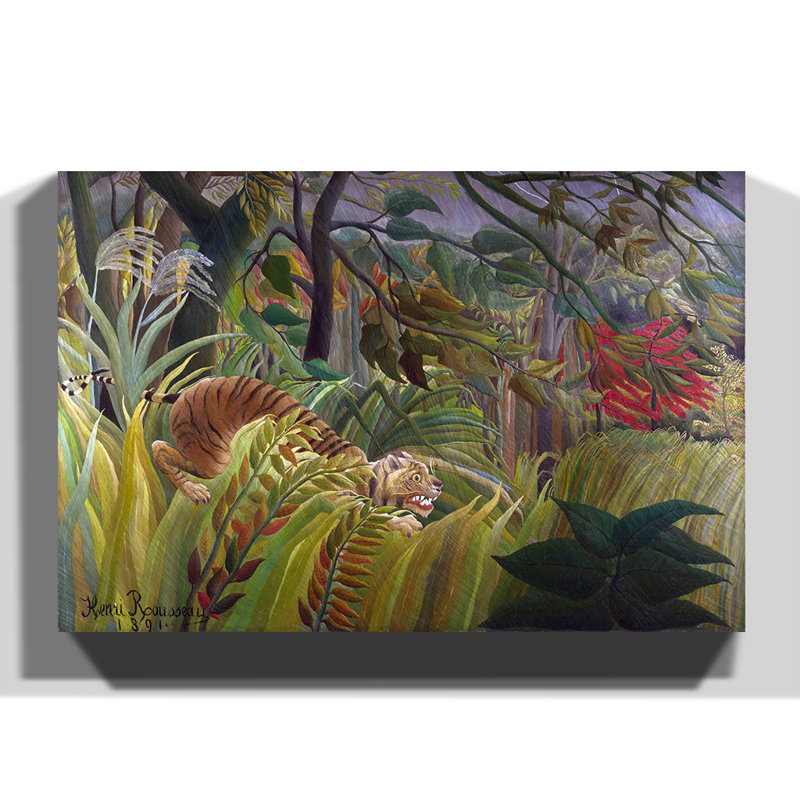 Henri Rousseau - Wrapped Canvas Painting, 70cm H x 100cm W