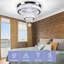 Plafonnier encastré 16 "Crystal Chandeliers