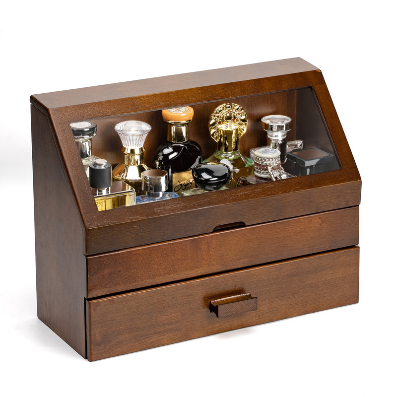 Manufactured Wood Makeup Organizer