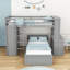 Lit mezzanine simple pour enfants avec lit autonome et tiroirs Fetterly-388079231
