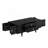 Modern Rectangle Coffee Table with Four Drawers, Two Side Hidden Storage Compartments, 47.2" Wood Coffee Table with Metal Handles and Four Solid Wood Legs for Living Room-2007699889