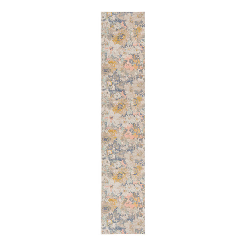 Tammo Floral Indoor Rug, Runner 2' x 10'