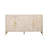 Sophisticated Sideboard With Embossed Texture, Round Handles And Built-in Circular Pattern-94396457