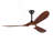New Model 52 Inch Black Ceiling Fans With Lights And Remote Control,18W Led Light, 3 Solid Wood Blades, Reversible DC Motor For Bedroom Living Room