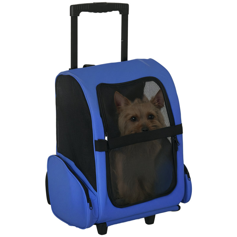 Hartnett Deluxe Travel Pet Carrier, Blue