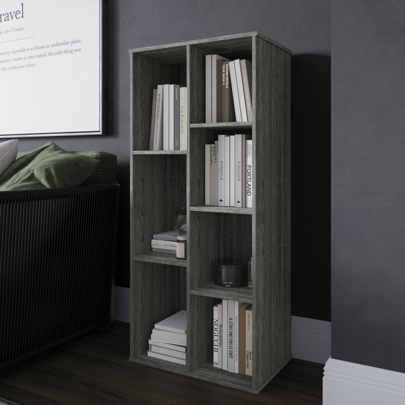 Colello Bookcase, Dark Gray