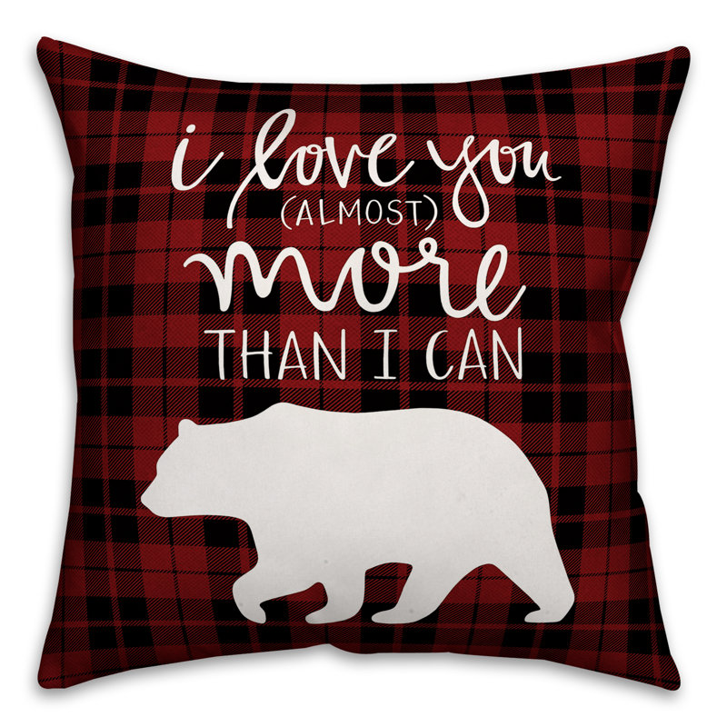 Plaid Reversible Throw Pillow
