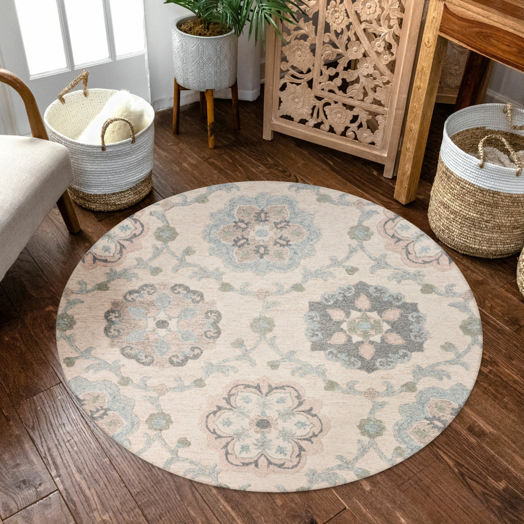 Munz Natural Wool Hand-Tufted High-Low Indoor Area Rug Ophelia & Co. Rug 